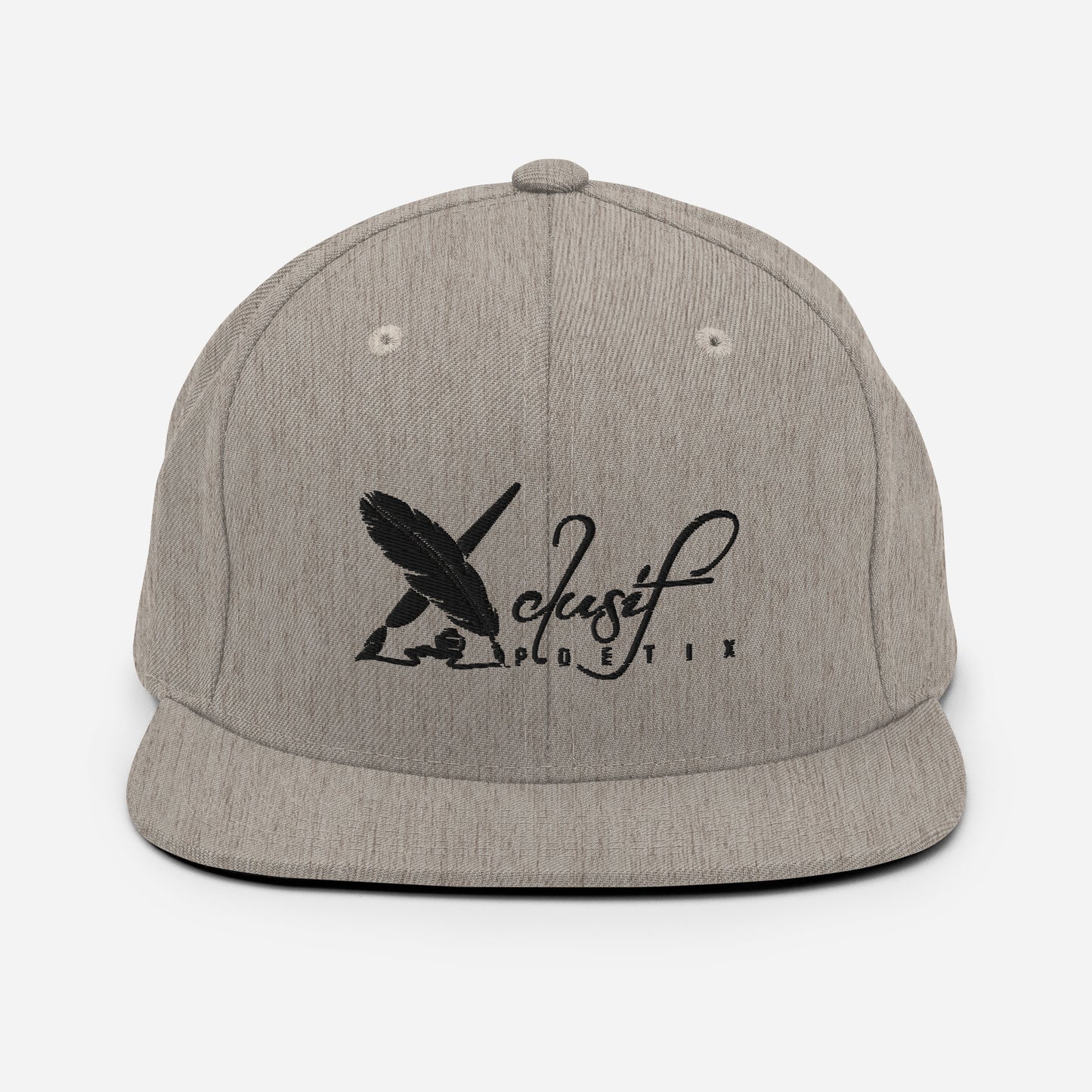 XCLUSIF POETIX WHITE LOGO Snapback Hat