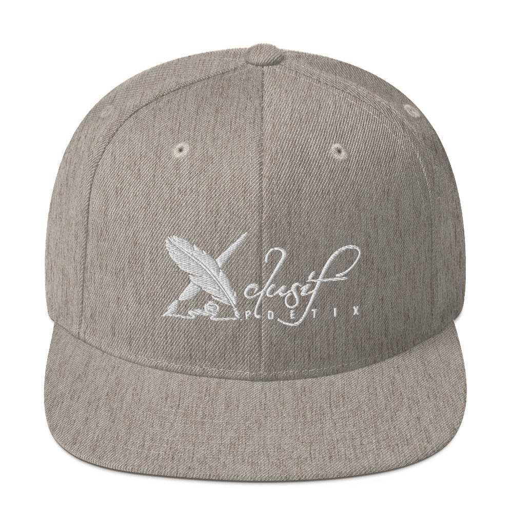 XCLUSIF POETIX WHITE LOGO Snapback Hat