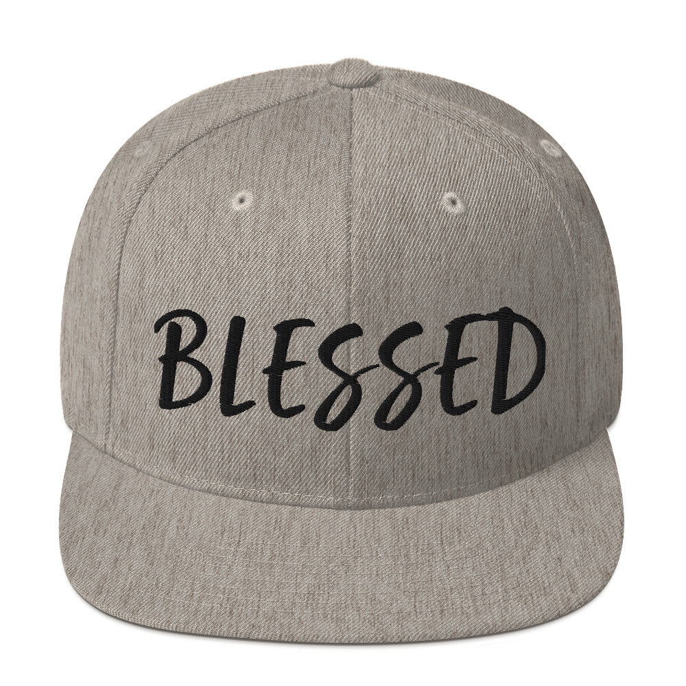 BLESSED BY XCLUSIF POETIX Snapback Hat