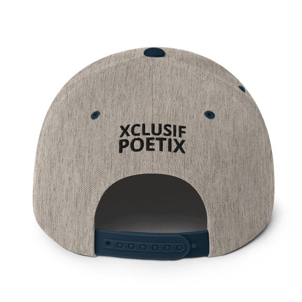 XCLUSIF POETIX WHITE LOGO Snapback Hat