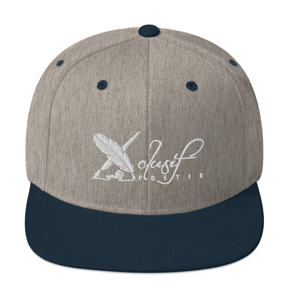 XCLUSIF POETIX WHITE LOGO Snapback Hat