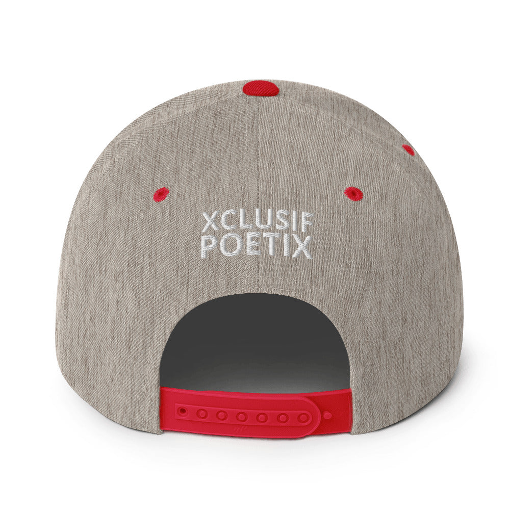 XCLUSIF POETIX WHITE LOGO Snapback Hat