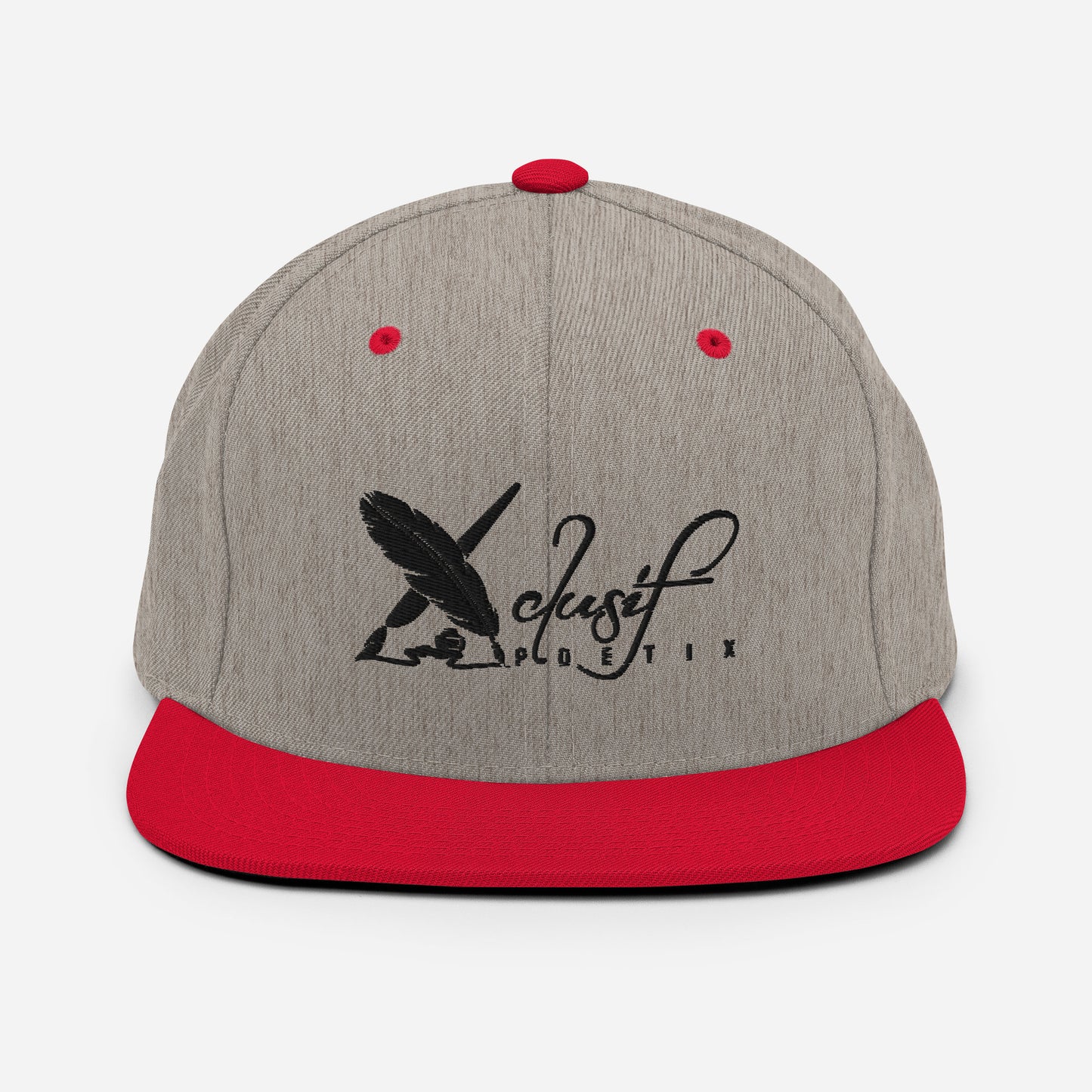 XCLUSIF POETIX WHITE LOGO Snapback Hat