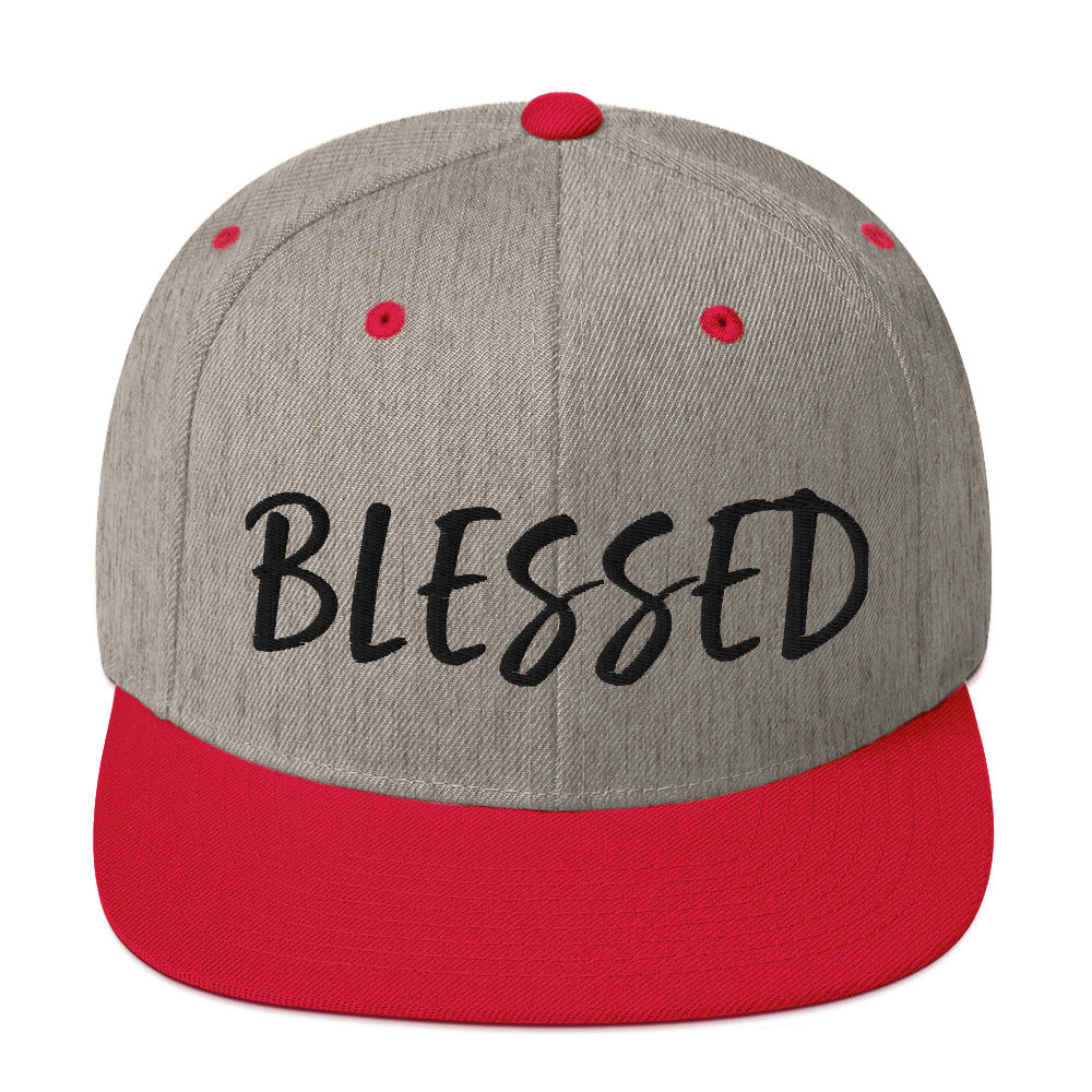 BLESSED BY XCLUSIF POETIX Snapback Hat