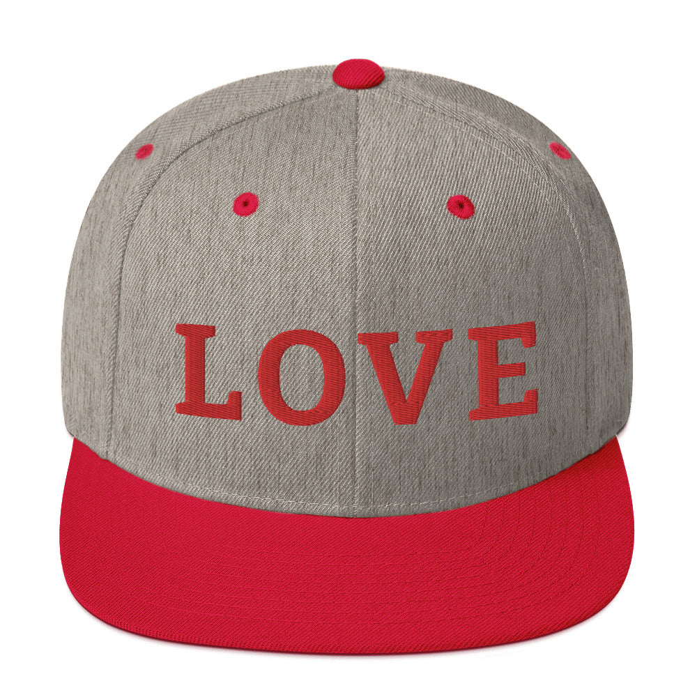 LOVE BY XCLUSIF POETIX Snapback Hat