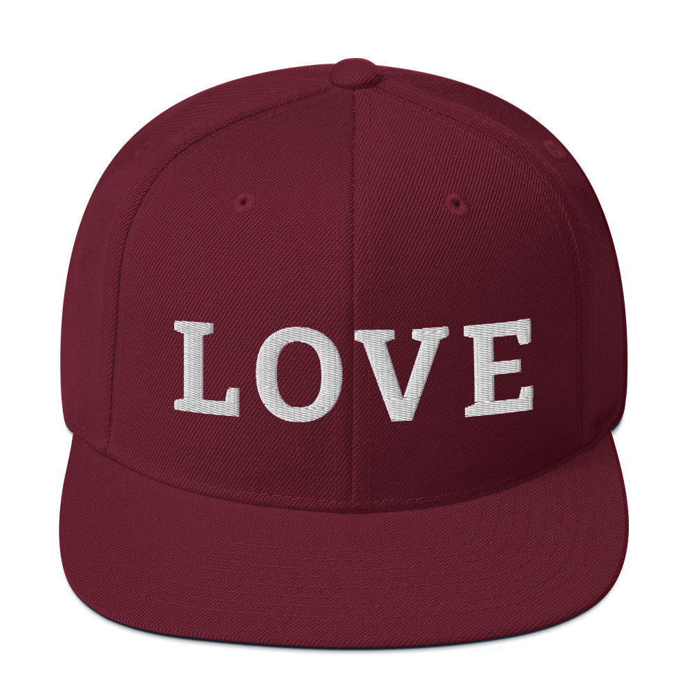 LOVE BY XCLUSIF POETIX Snapback Hat