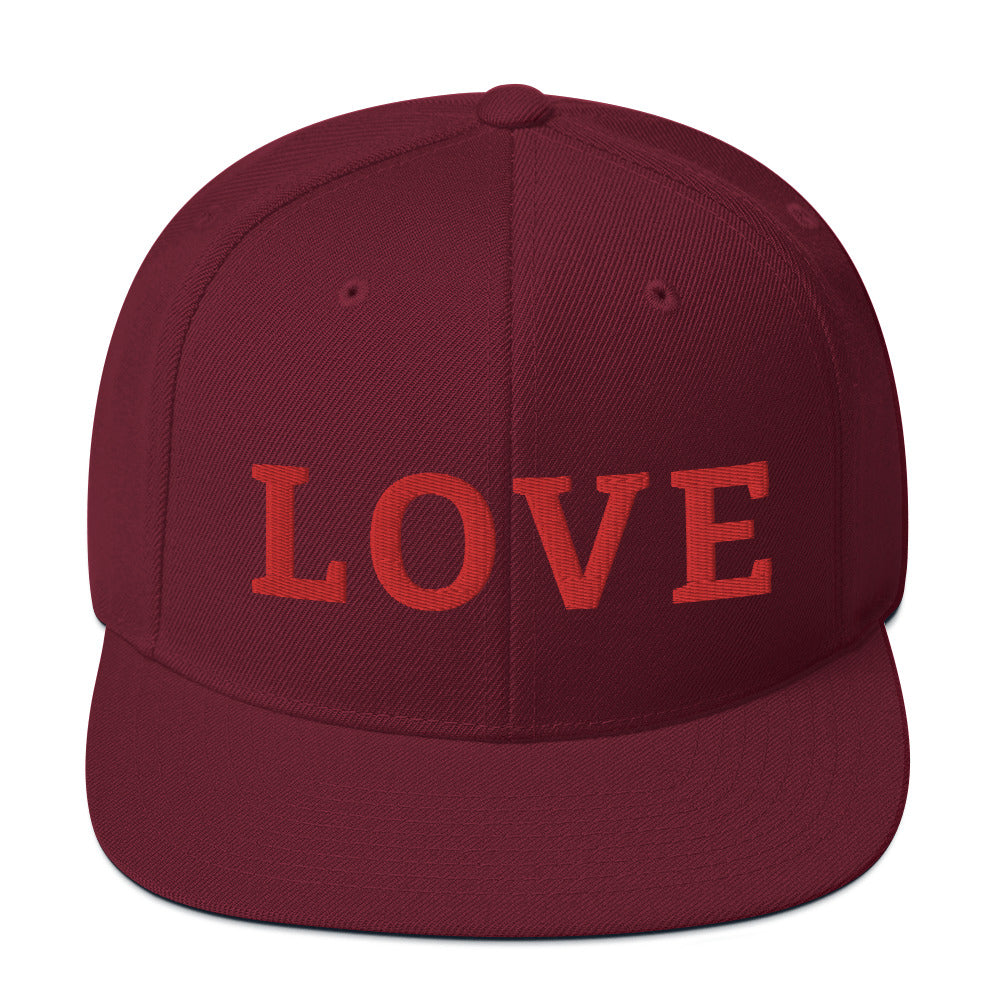 LOVE BY XCLUSIF POETIX Snapback Hat