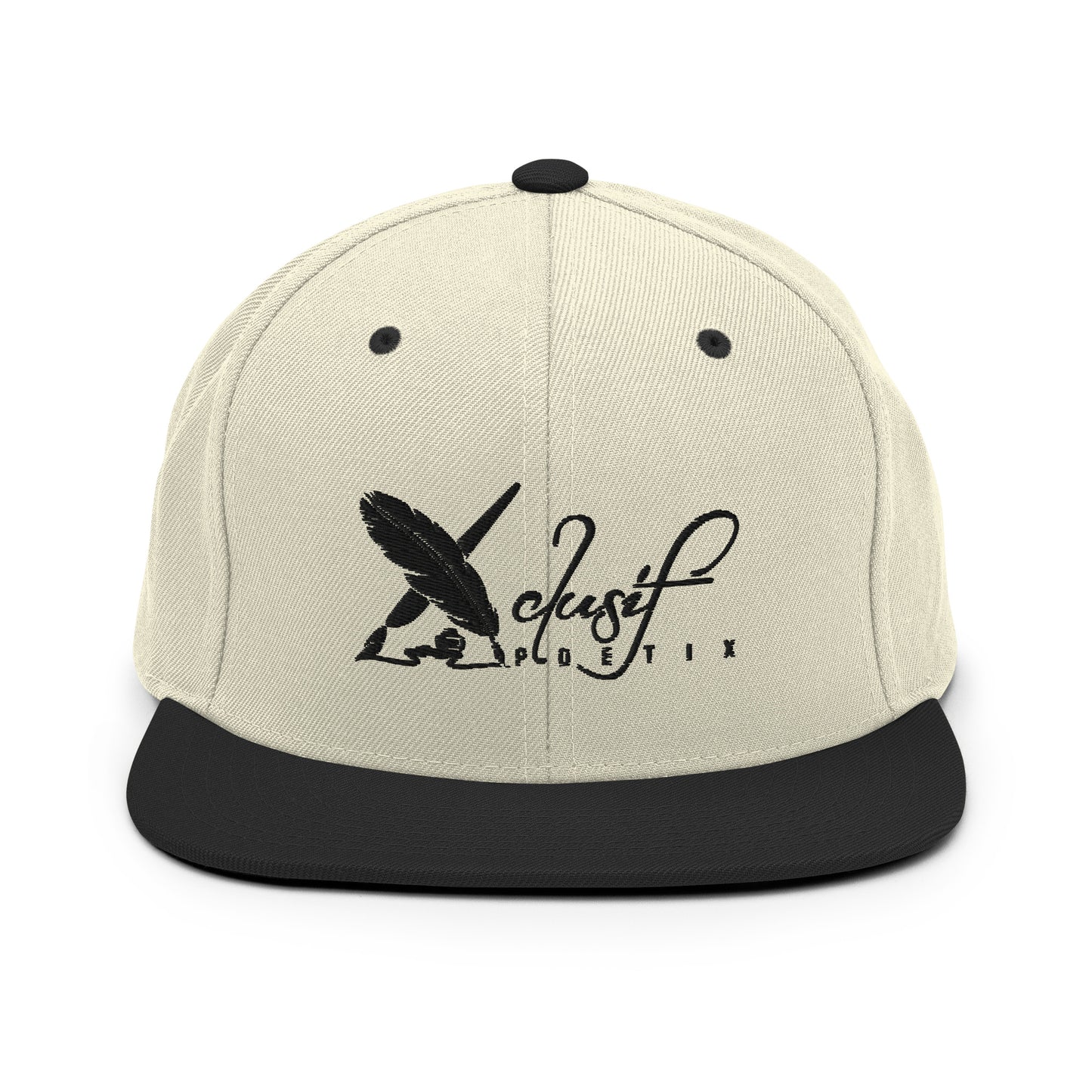 XCLUSIF POETIX WHITE LOGO Snapback Hat