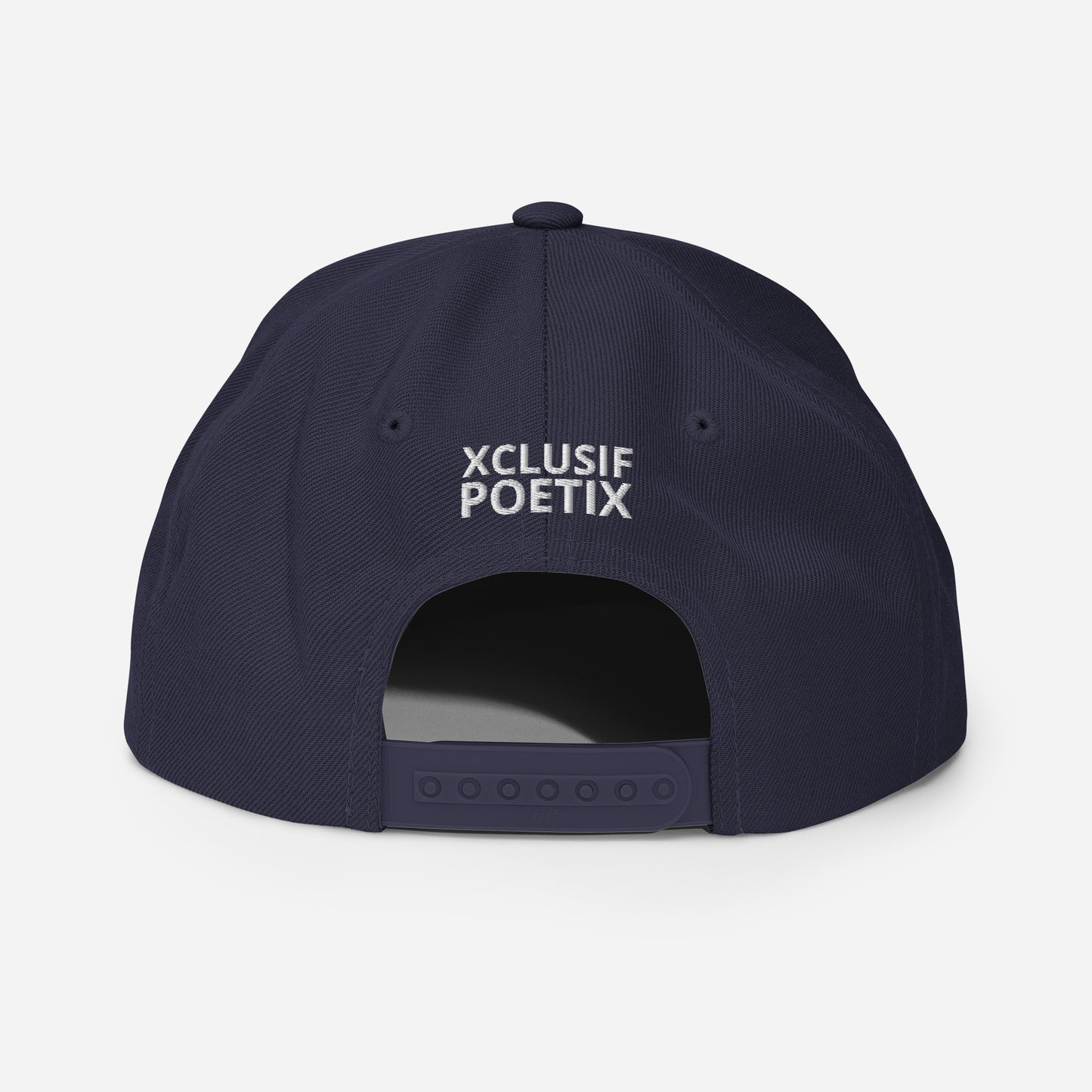 XCLUSIF POETIX WHITE LOGO Snapback Hat