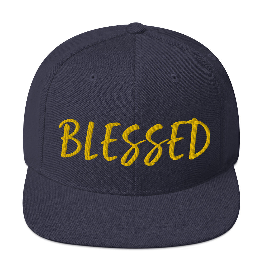 BLESSED BY XCLUSIF POETIX Snapback Hat