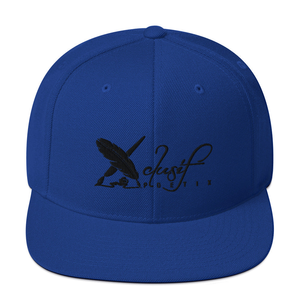 XCLUSIF POETIX WHITE LOGO Snapback Hat