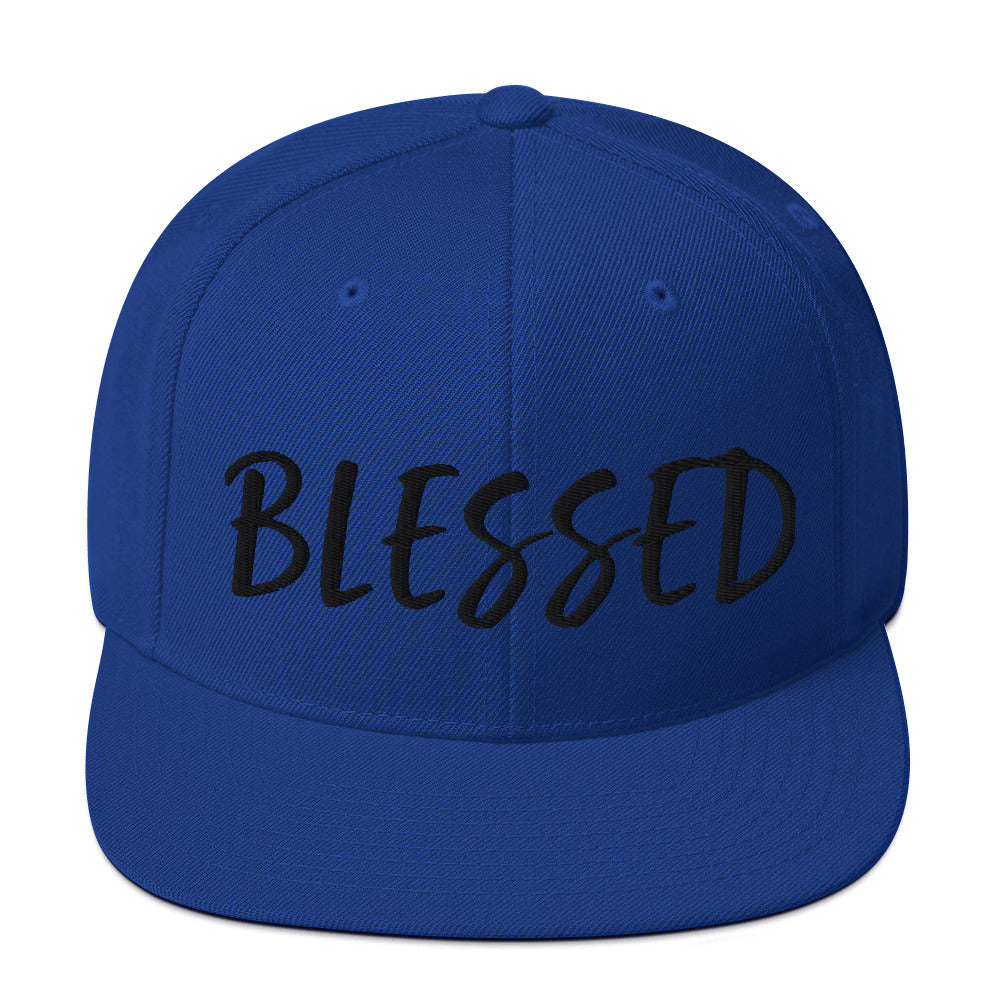 BLESSED BY XCLUSIF POETIX Snapback Hat