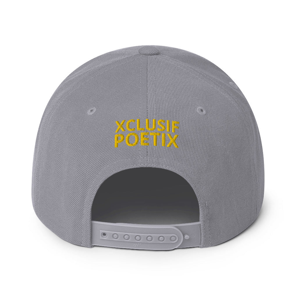 BLESSED BY XCLUSIF POETIX Snapback Hat