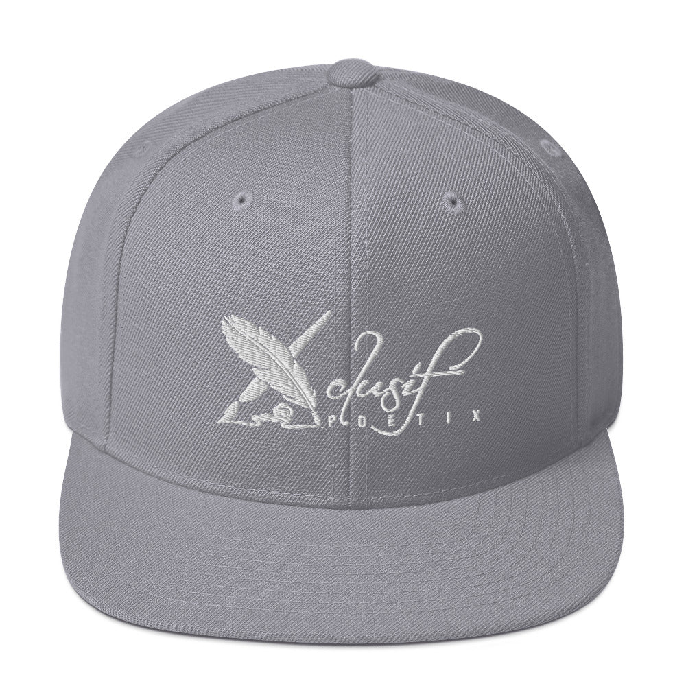 XCLUSIF POETIX WHITE LOGO Snapback Hat