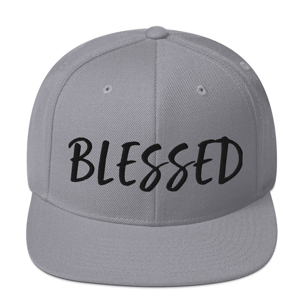 BLESSED BY XCLUSIF POETIX Snapback Hat