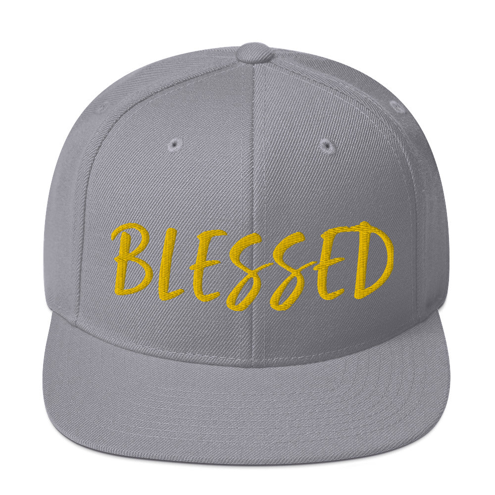 BLESSED BY XCLUSIF POETIX Snapback Hat