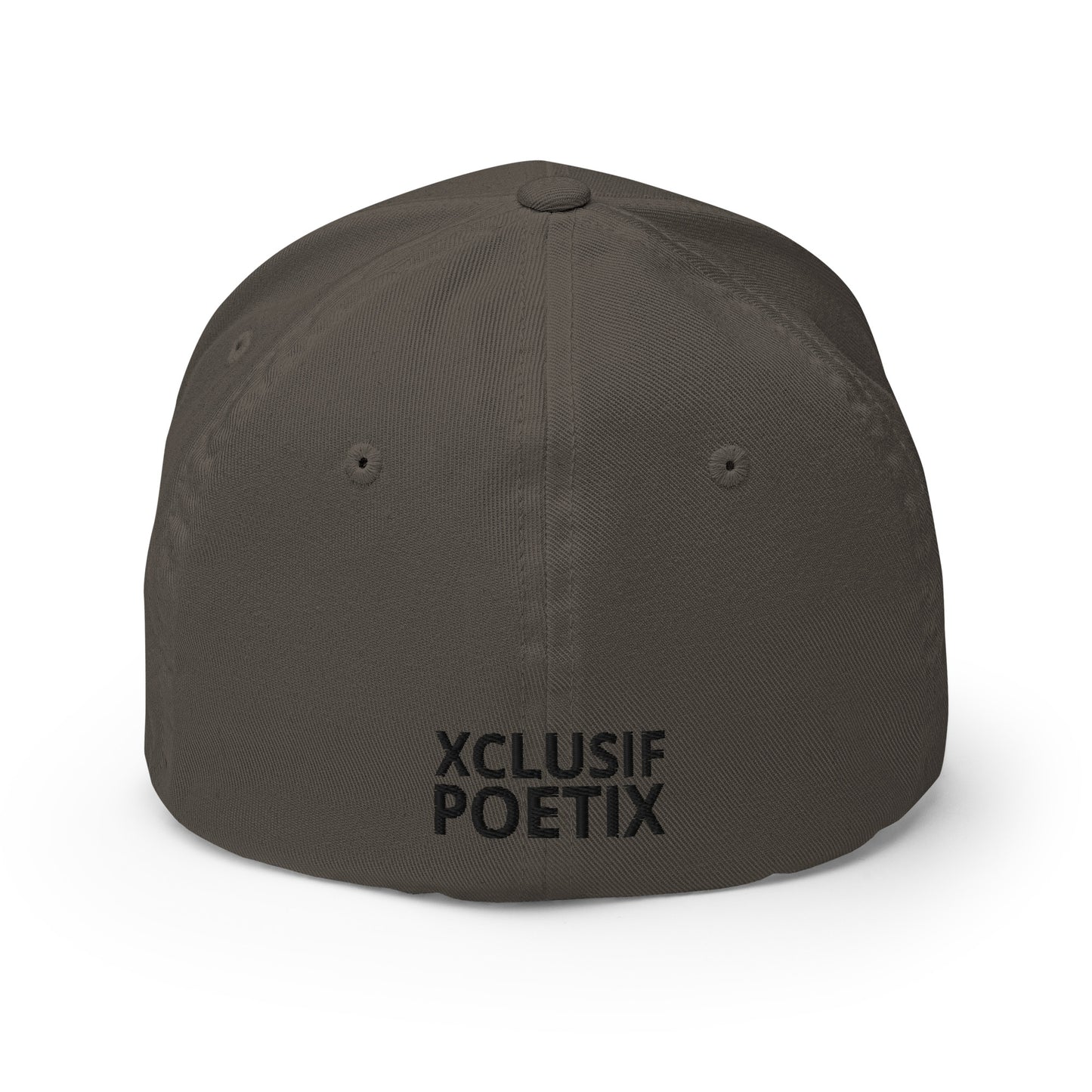 XCLUSIF POETIX BLACK LOGO Fitted Cap