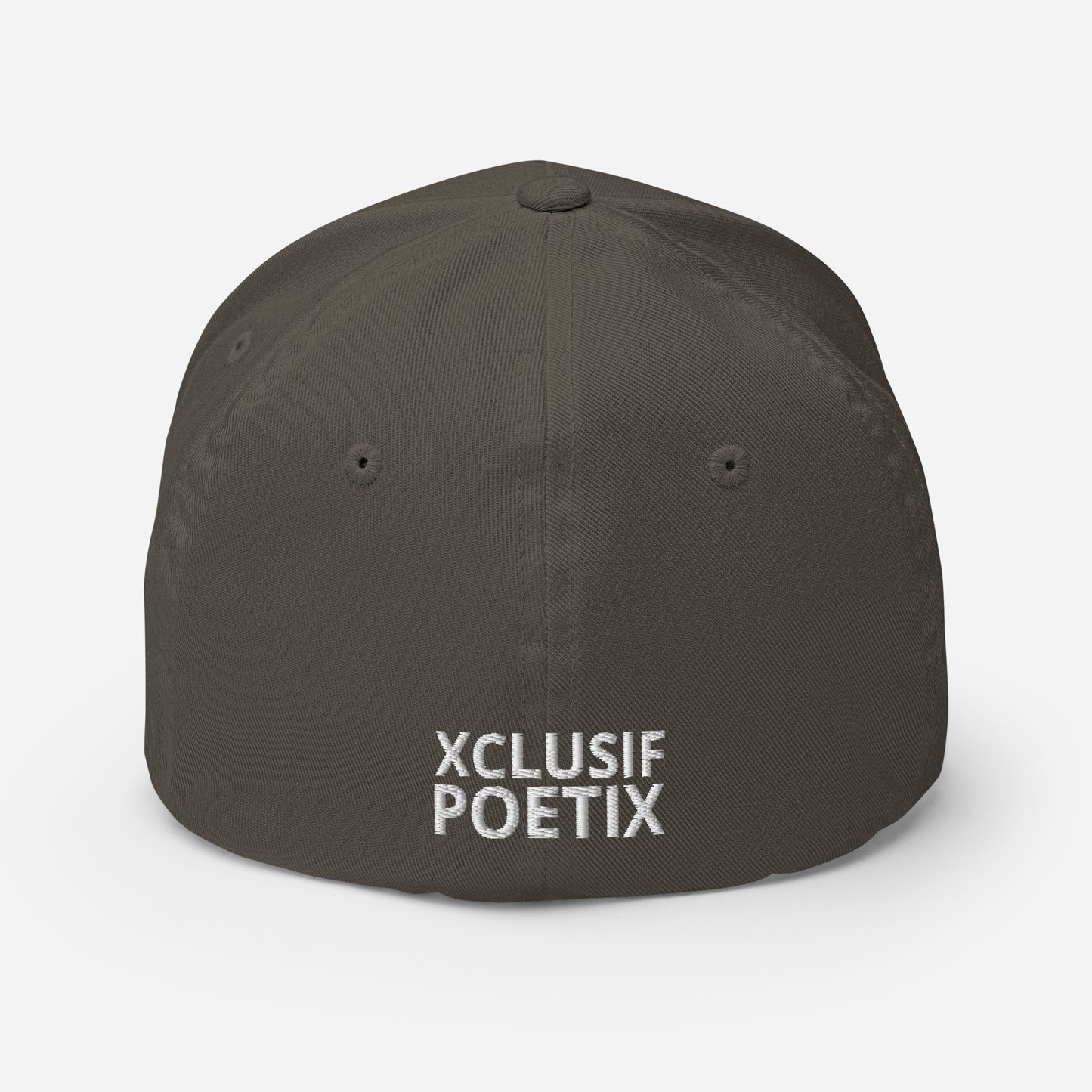 XCLUSIF POETIX WHITE LOGO Fitted Cap