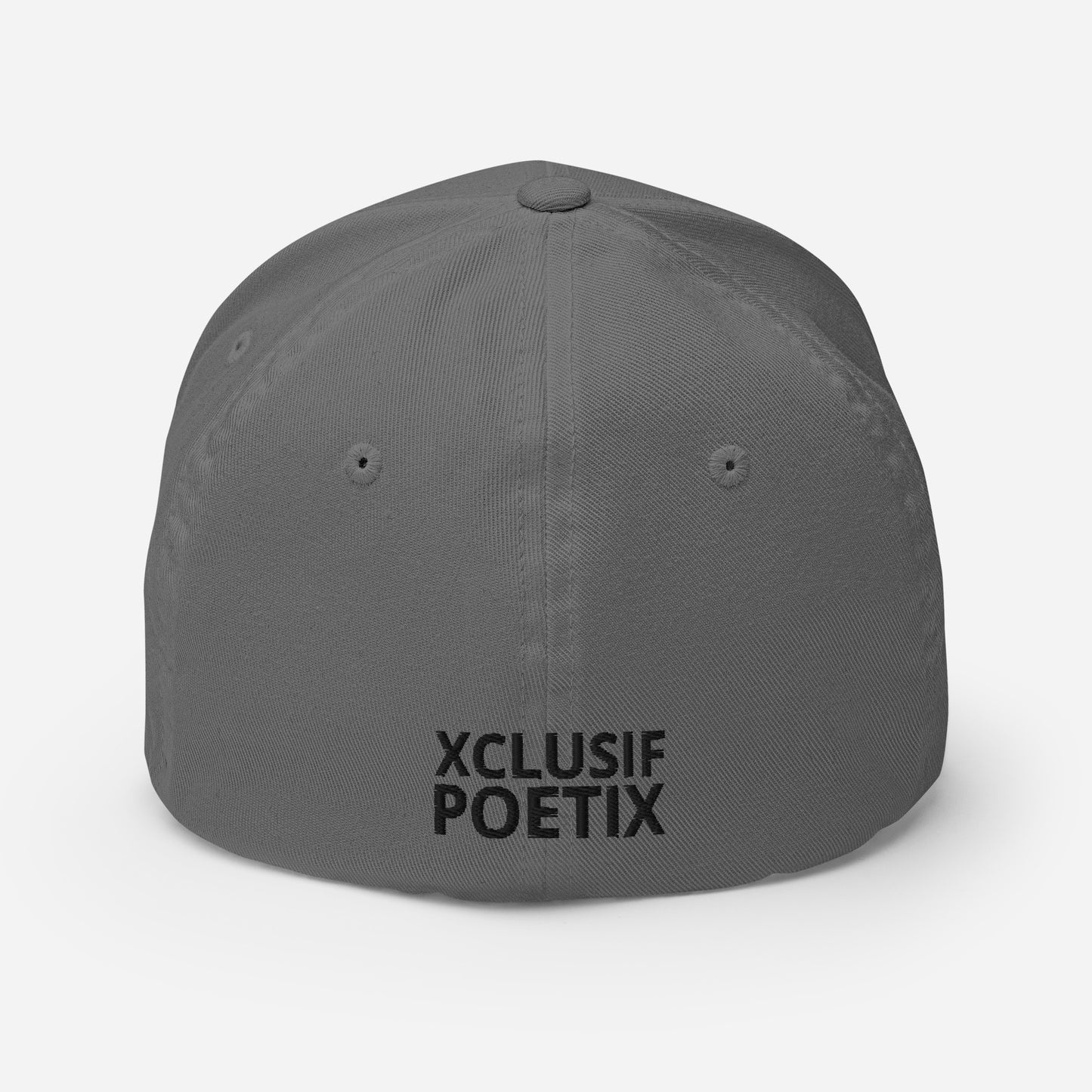 XCLUSIF POETIX BLACK LOGO Fitted Cap