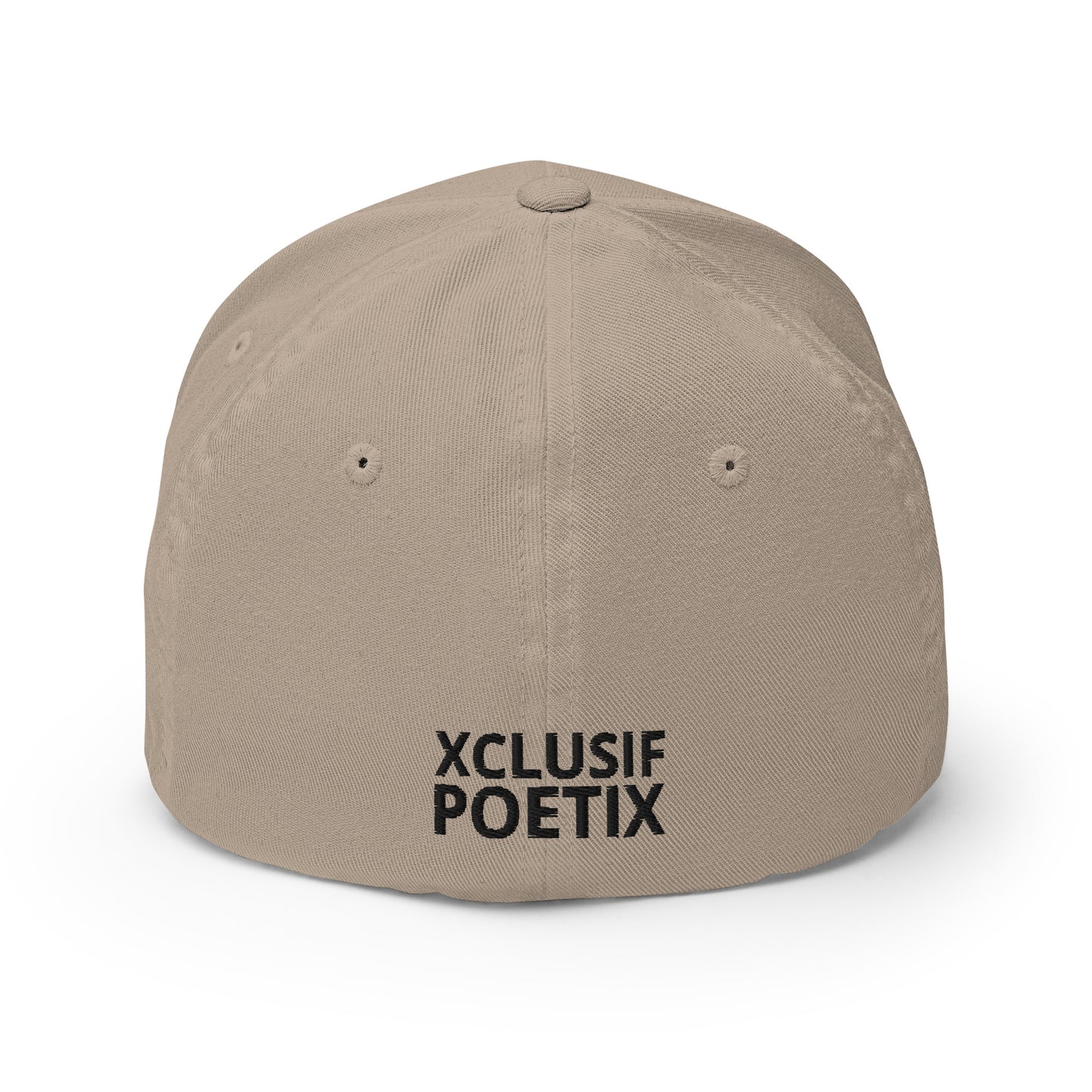 XCLUSIF POETIX BLACK LOGO Fitted Cap