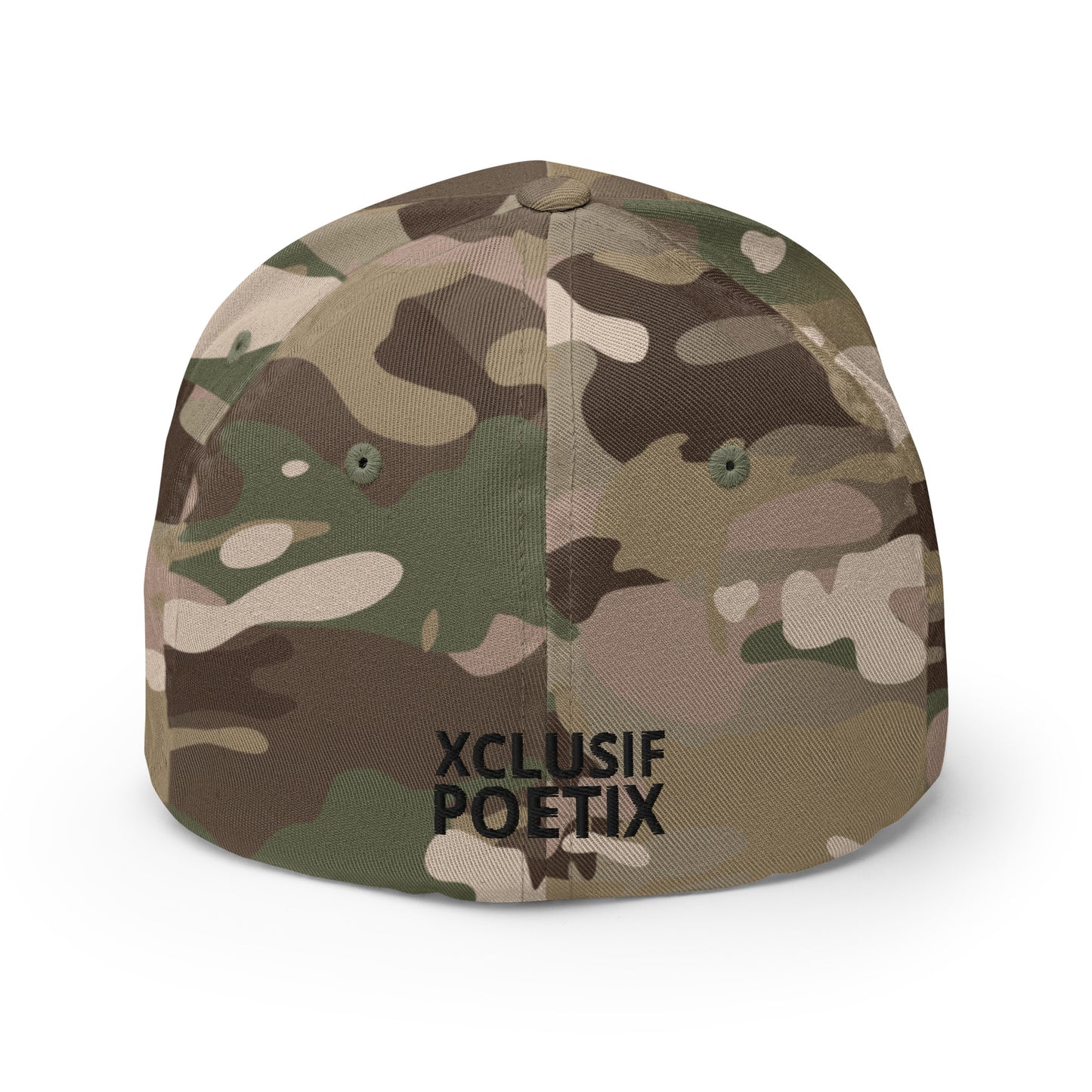 XCLUSIF POETIX BLACK LOGO Fitted Cap