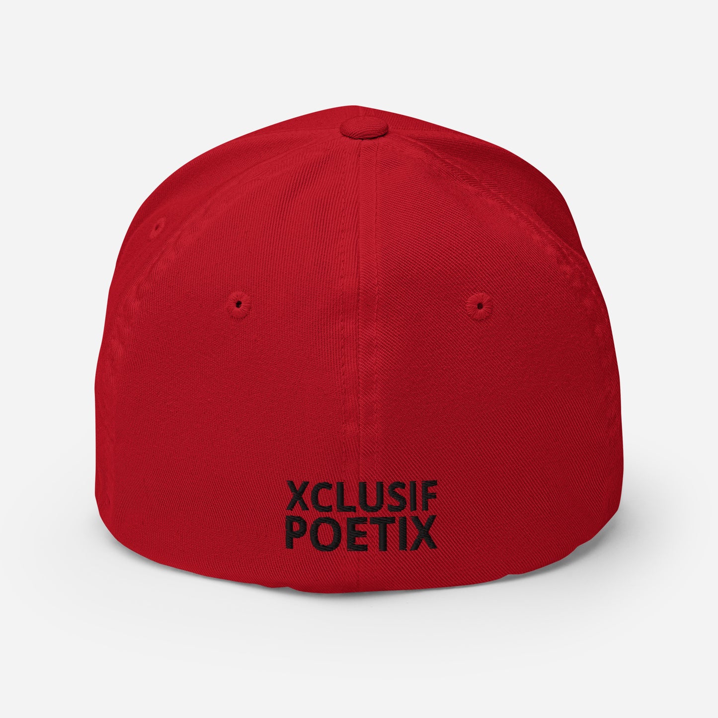 XCLUSIF POETIX BLACK LOGO Fitted Cap