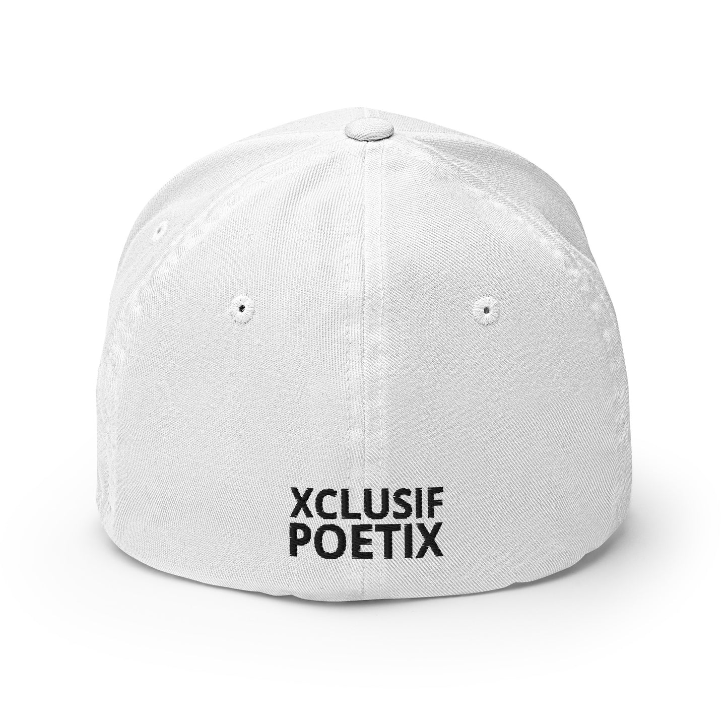 XCLUSIF POETIX BLACK LOGO Fitted Cap