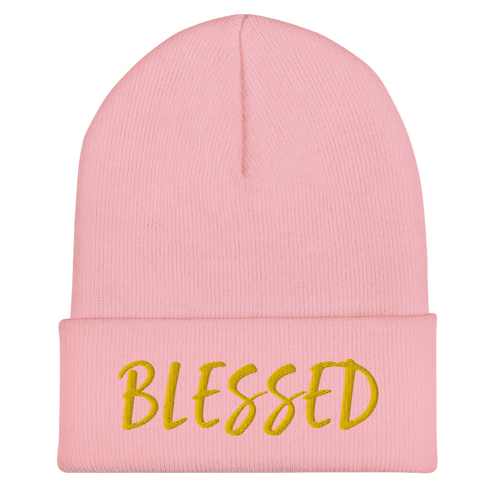 BLESSED BY XCLUSIF POETIX Cuffed Beanie