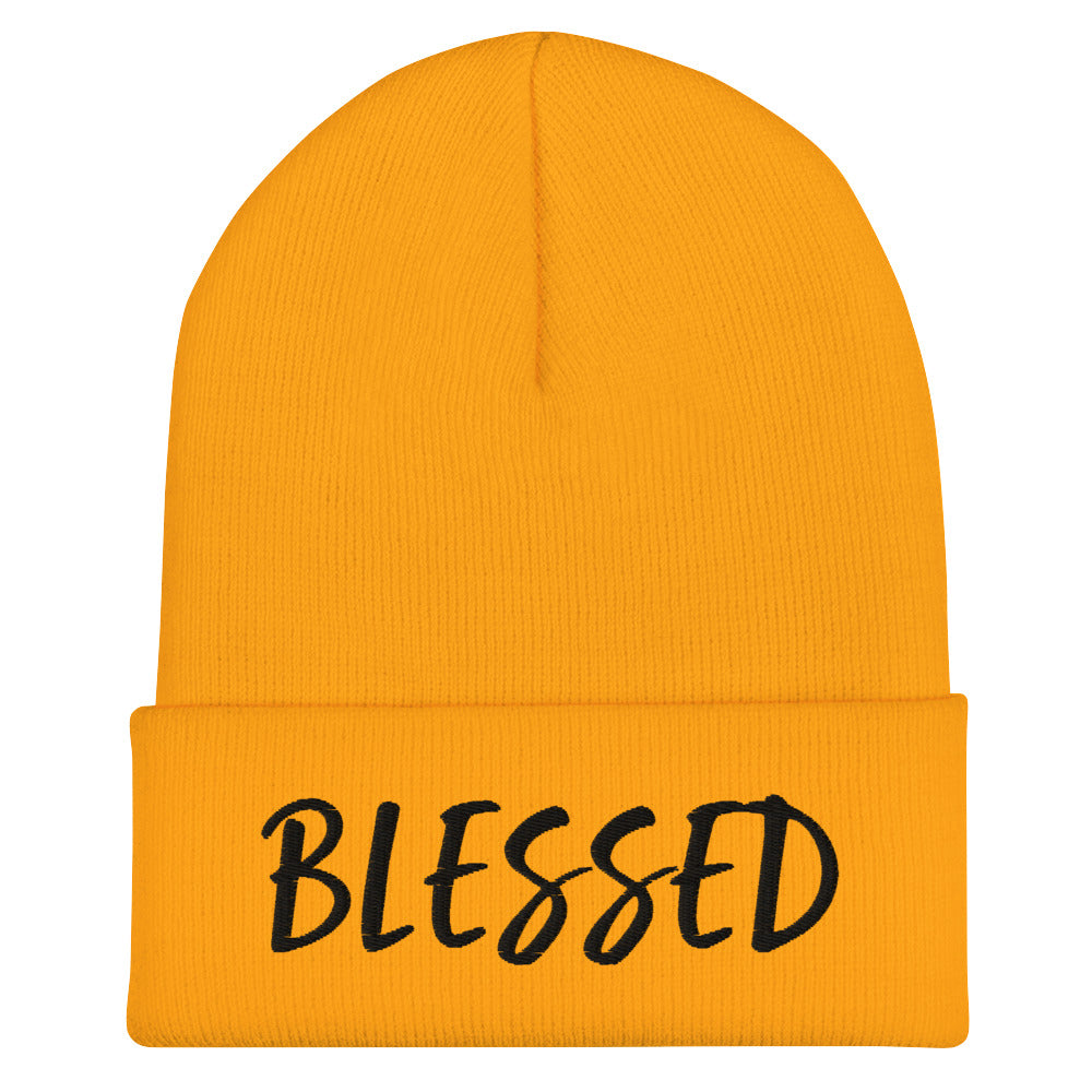 BLESSED BY XCLUSIF POETIX Cuffed Beanie