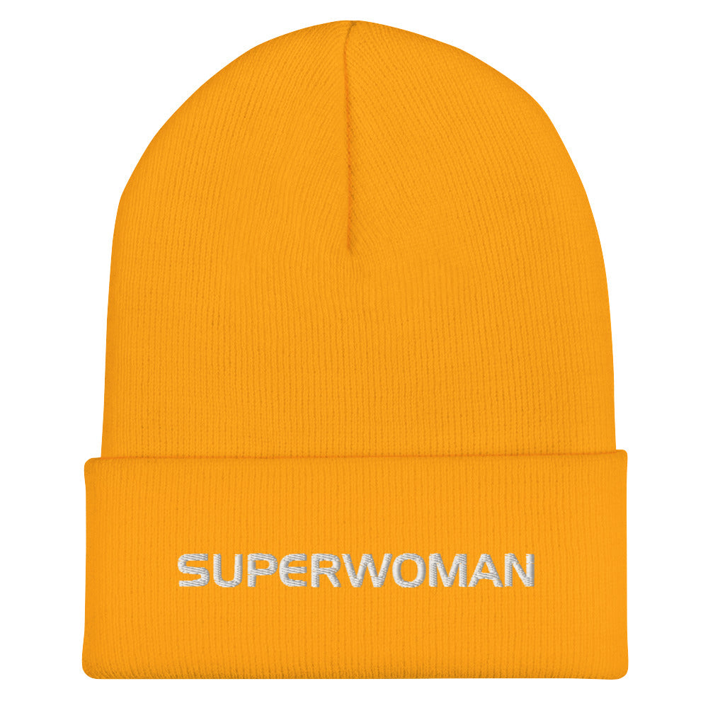 SUPERWOMAN BY XCLUSIF POETIX Cuffed Beanie