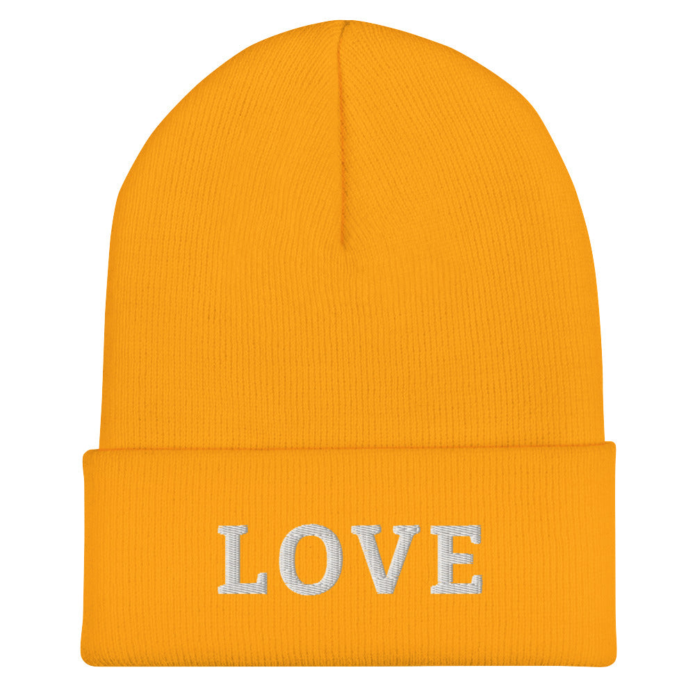 LOVE BY XCLUSIF POETIX Cuffed Beanie