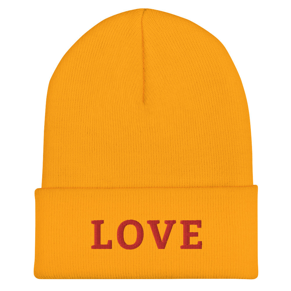 LOVE BY XCLUSIF POETIX Cuffed Beanie