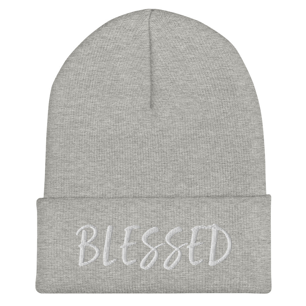 BLESSED BY XCLUSIF POETIX Cuffed Beanie