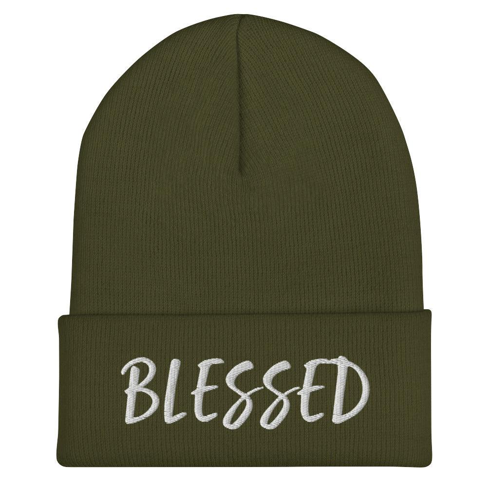 BLESSED BY XCLUSIF POETIX Cuffed Beanie