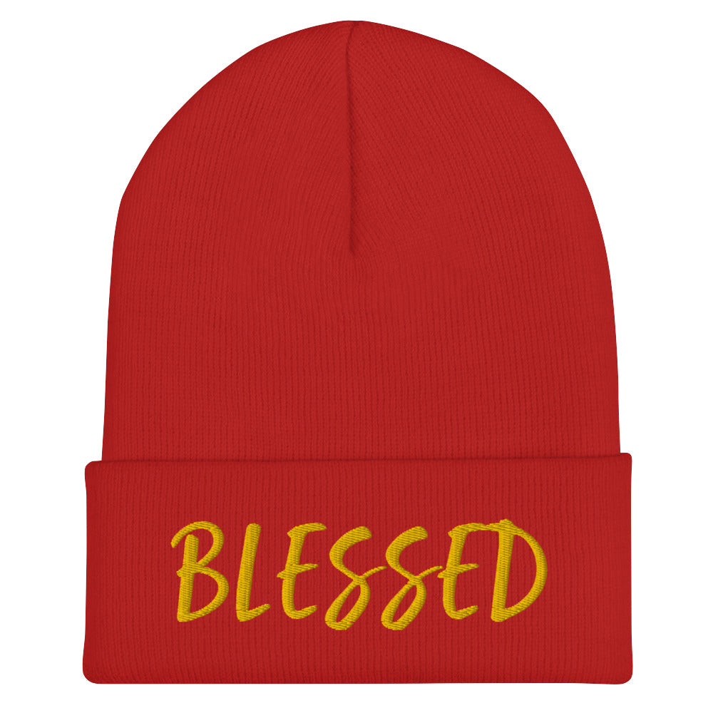 BLESSED BY XCLUSIF POETIX Cuffed Beanie