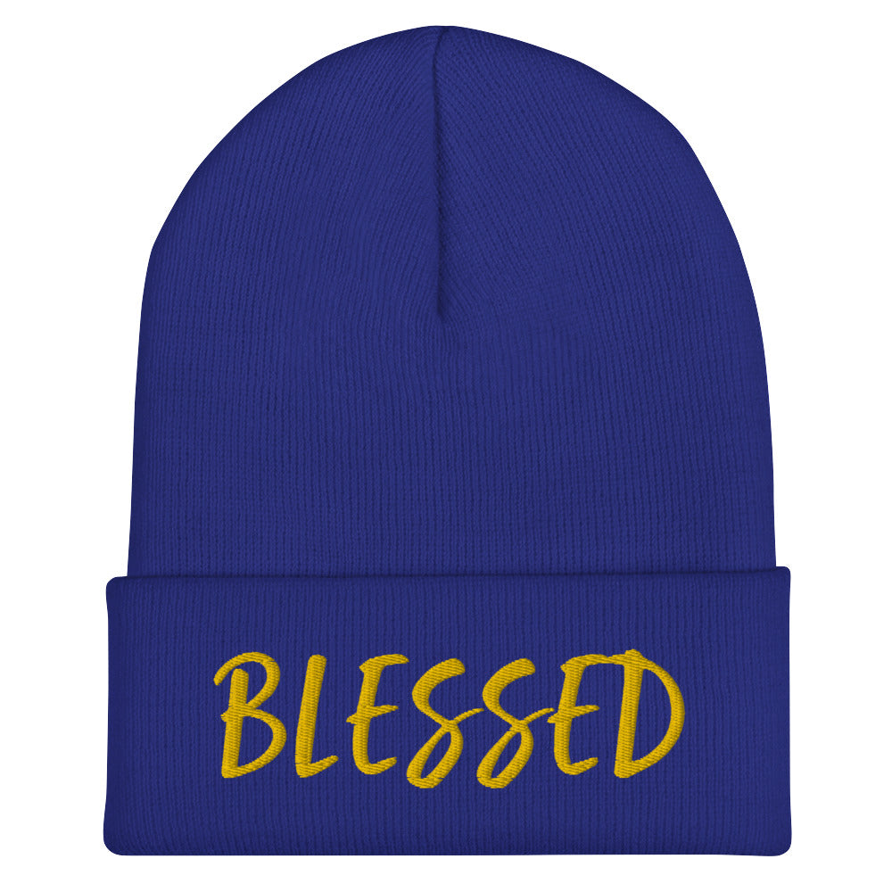 BLESSED BY XCLUSIF POETIX Cuffed Beanie