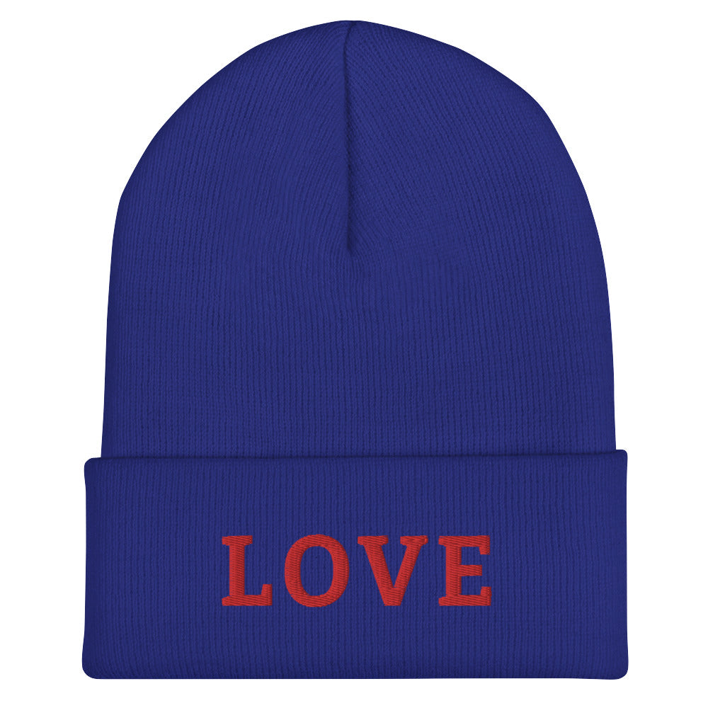 LOVE BY XCLUSIF POETIX Cuffed Beanie