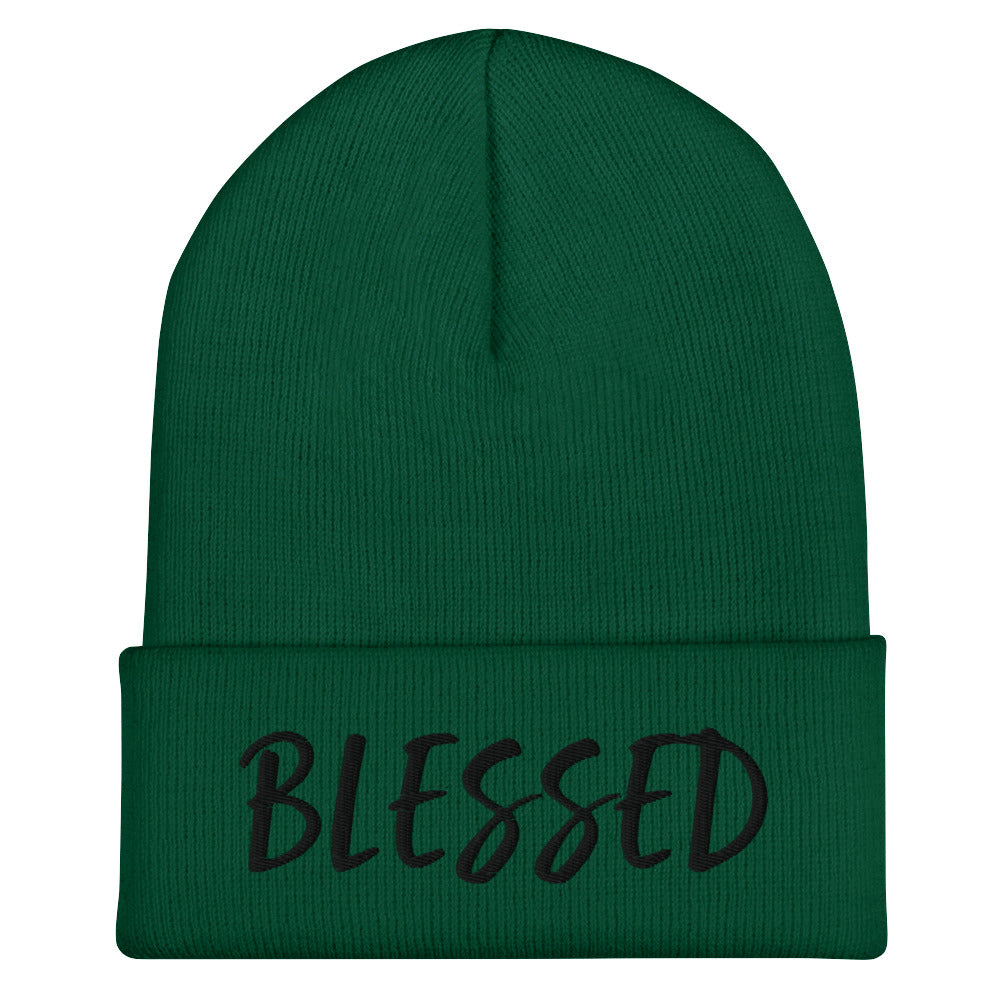 BLESSED BY XCLUSIF POETIX Cuffed Beanie