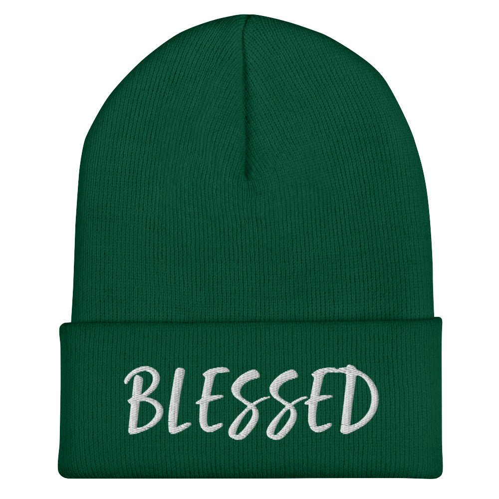 BLESSED BY XCLUSIF POETIX Cuffed Beanie