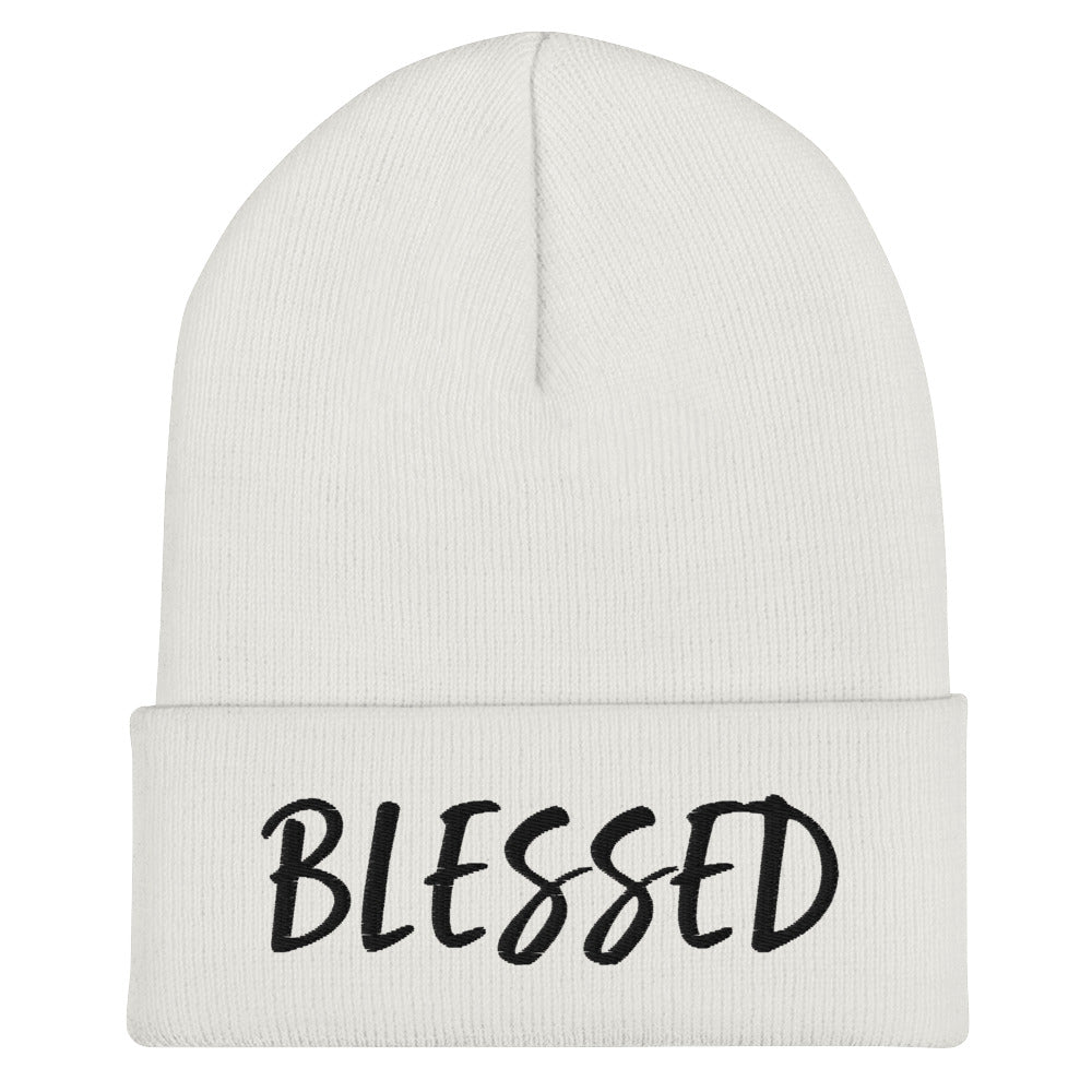 BLESSED BY XCLUSIF POETIX Cuffed Beanie