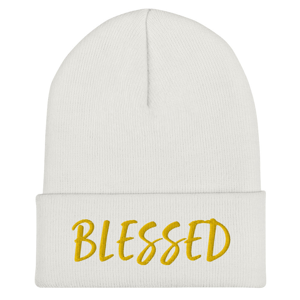 BLESSED BY XCLUSIF POETIX Cuffed Beanie