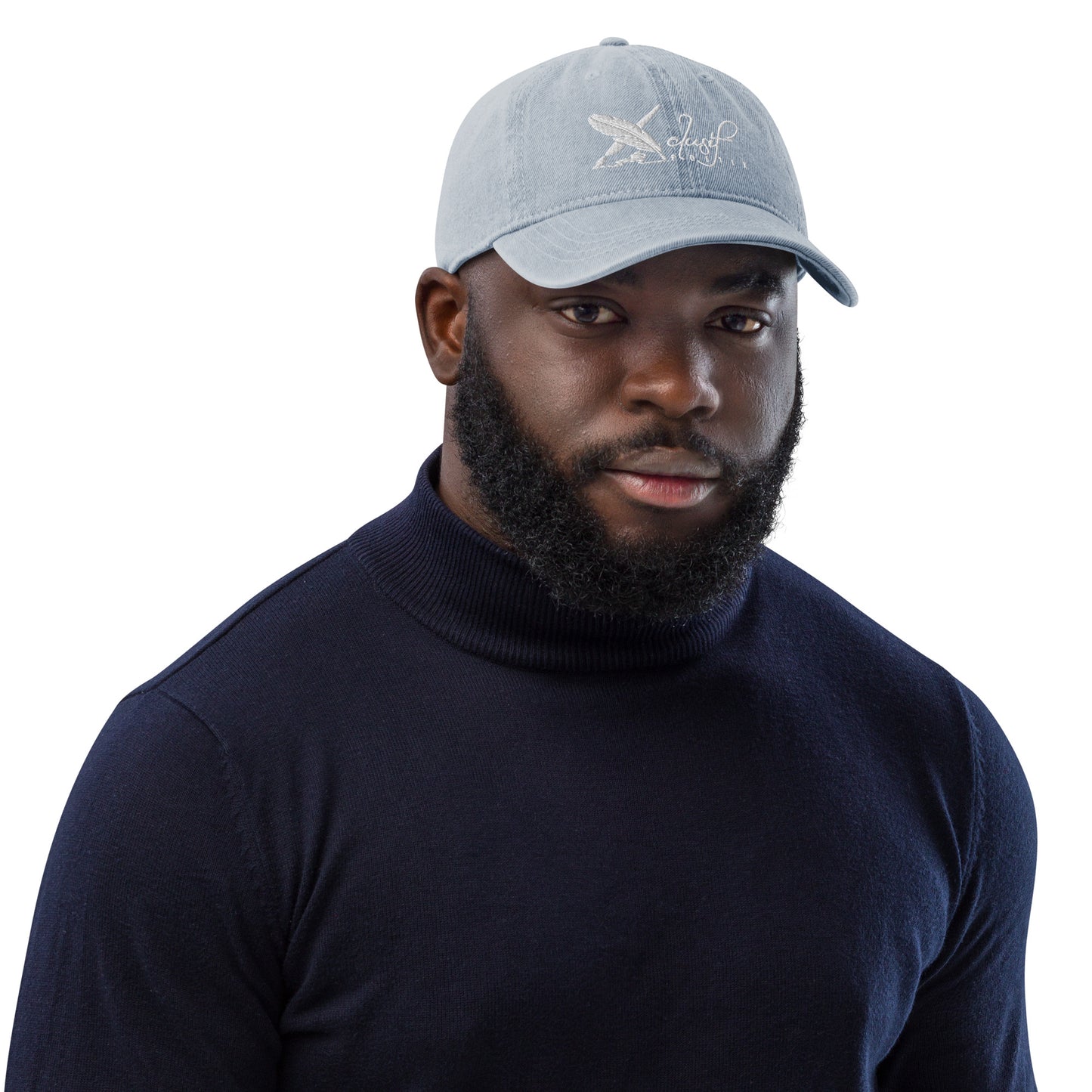 XCLUSIF POETIX WHITE LOGO Denim Hat