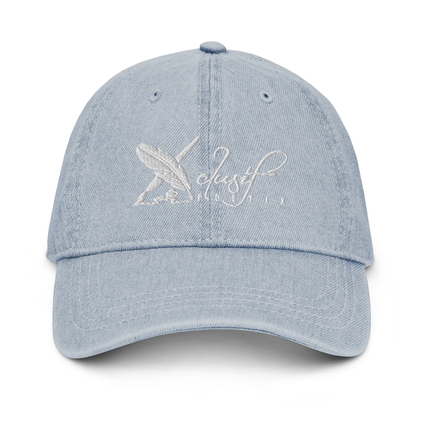 XCLUSIF POETIX WHITE LOGO Denim Hat