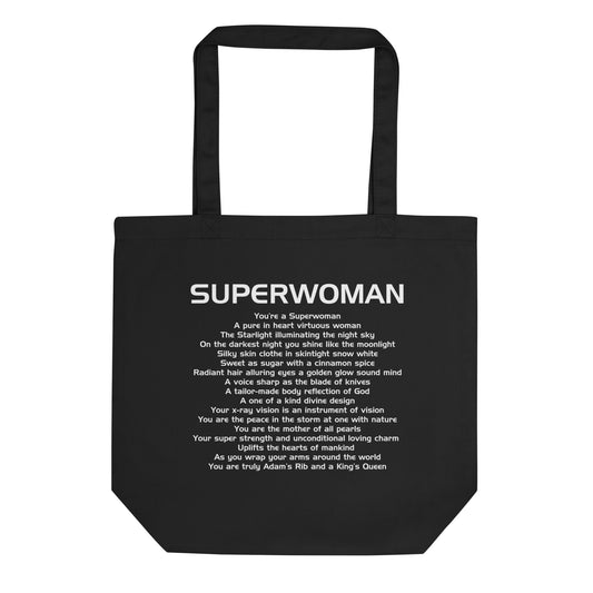 SUPERWOMAN BY XCLUSIF POETIX Eco Tote Bag