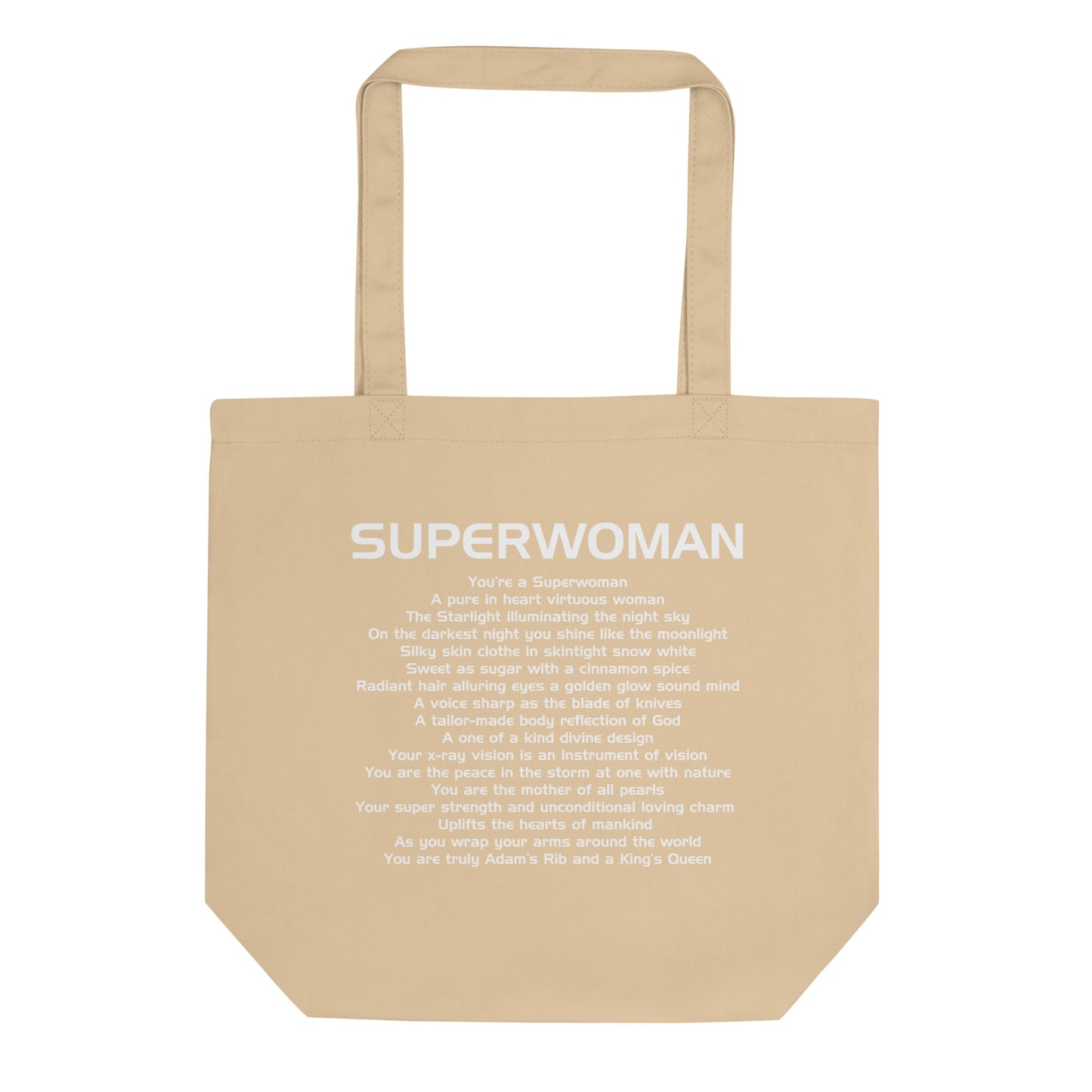 SUPERWOMAN BY XCLUSIF POETIX Eco Tote Bag