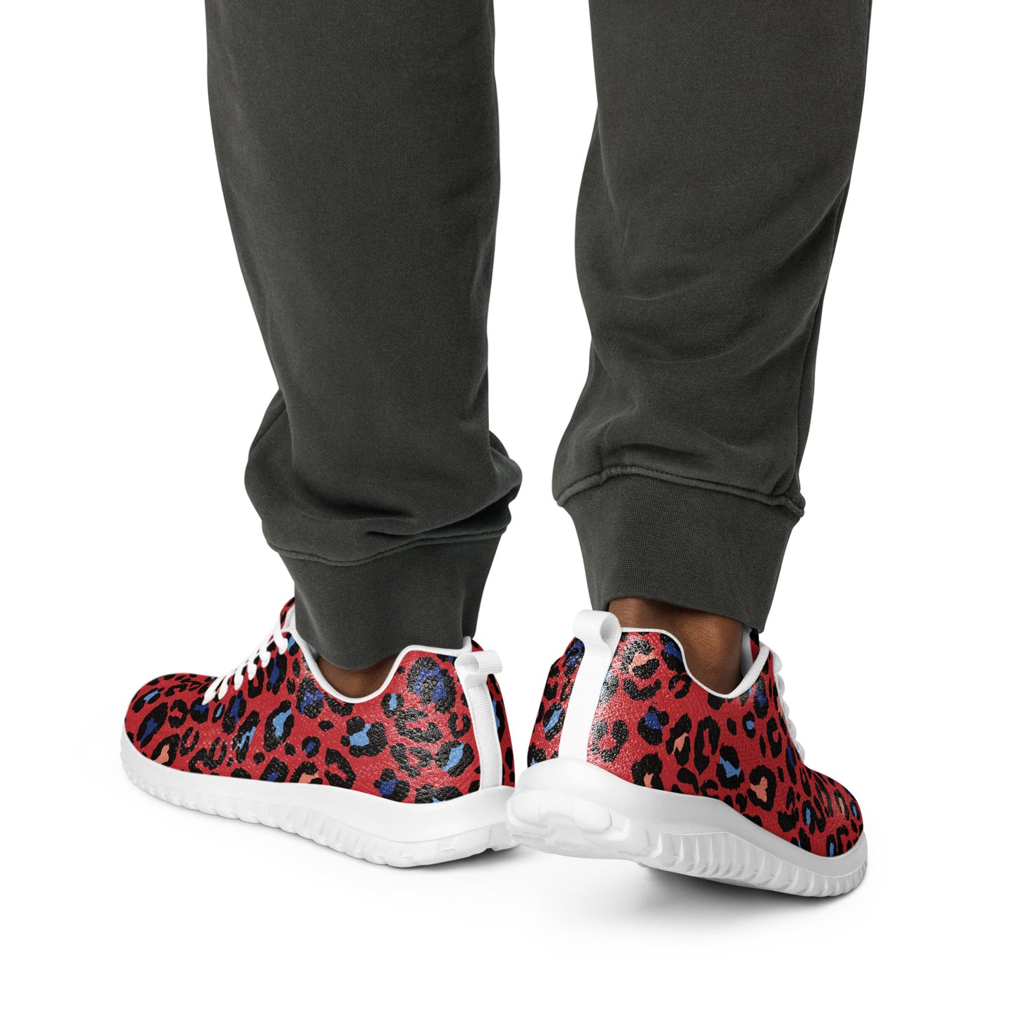 XCLUSIF POETIX RED LEOPARD Men’s athletic shoes