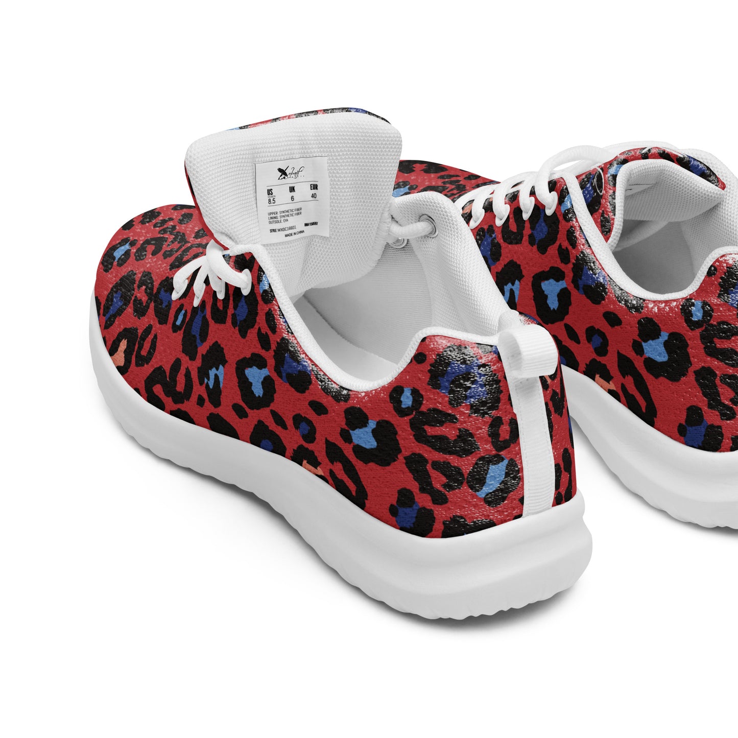 XCLUSIF POETIX RED LEOPARD Men’s athletic shoes