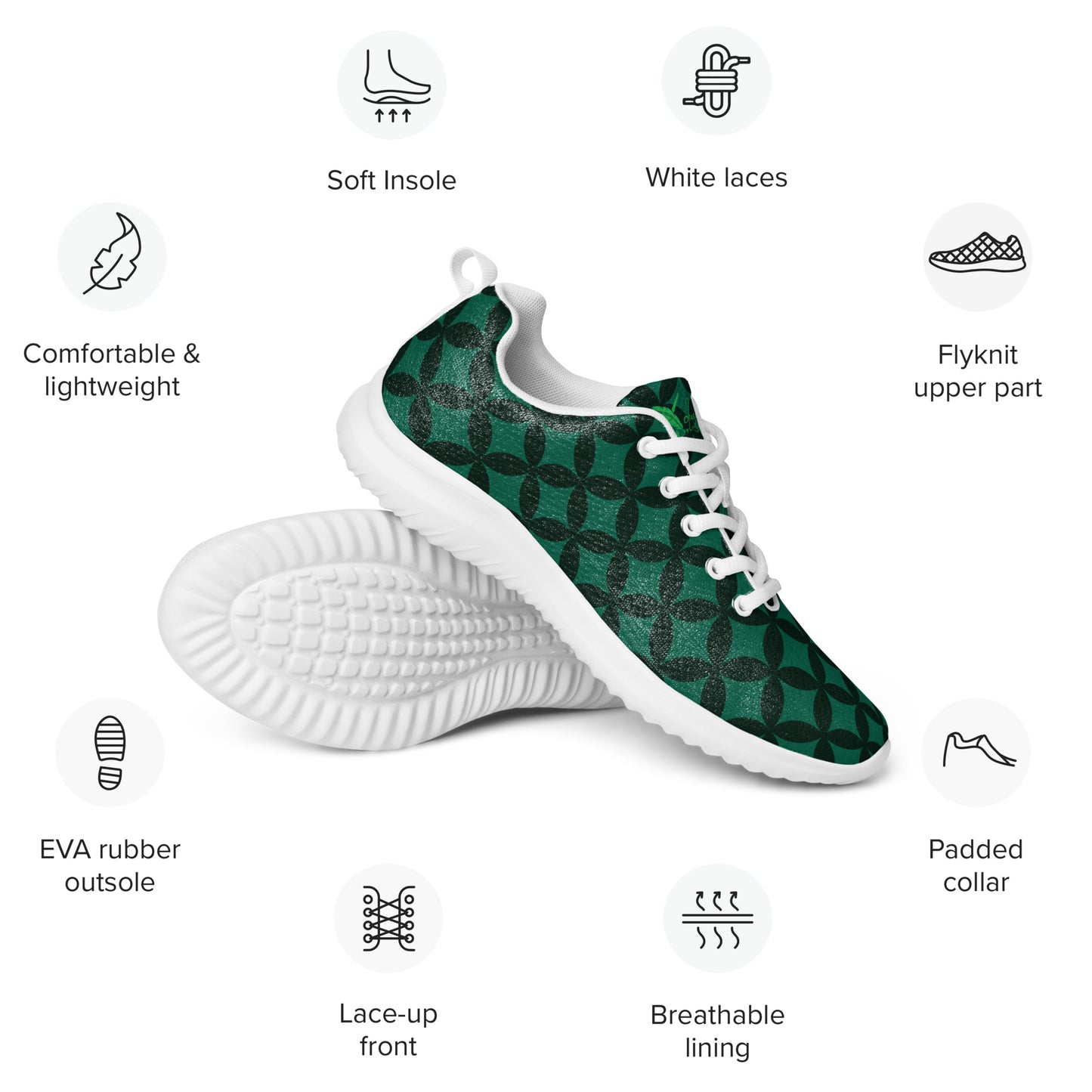 XCLUSIF POETIX LUXURY GREEN Men’s athletic shoes