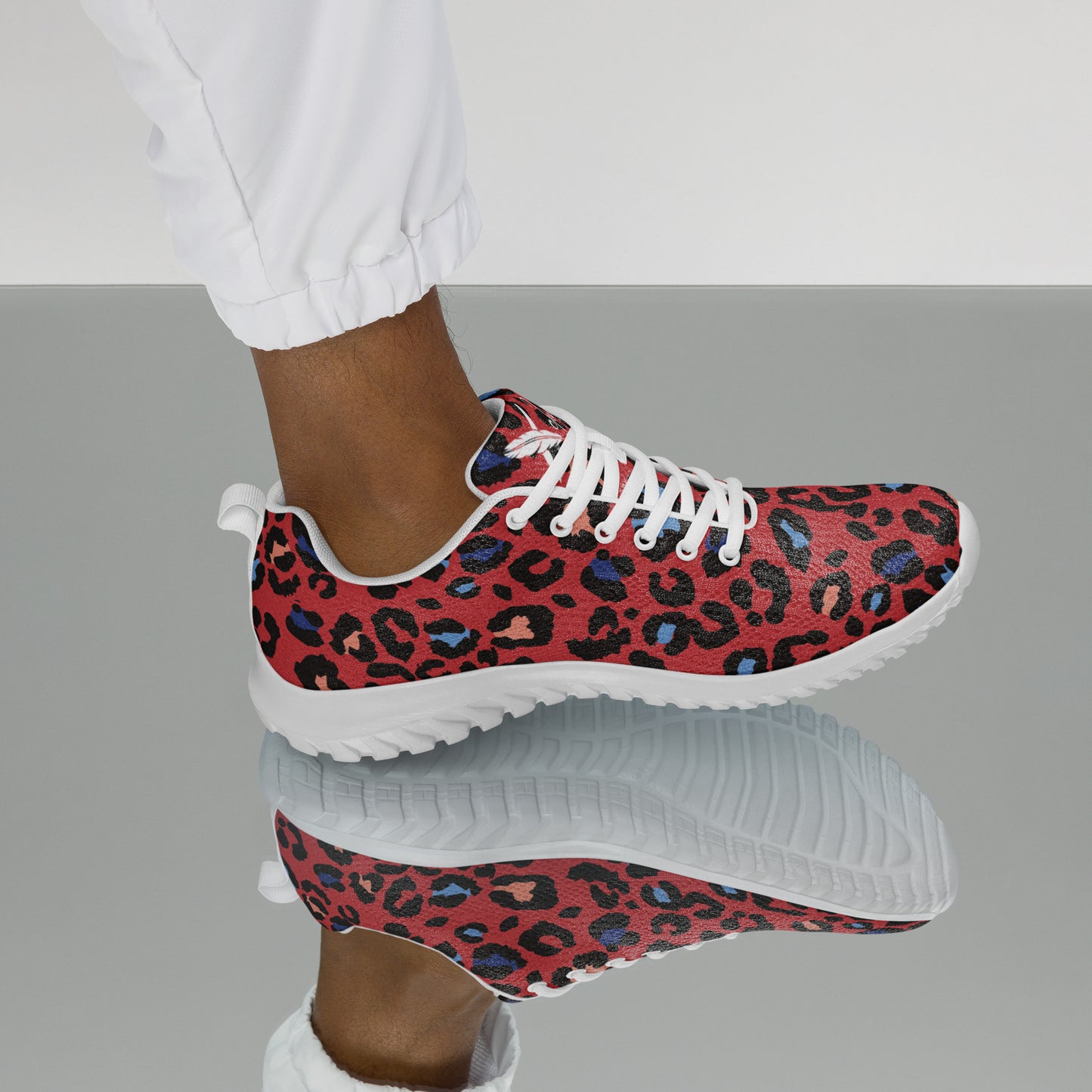 XCLUSIF POETIX RED LEOPARD Men’s athletic shoes