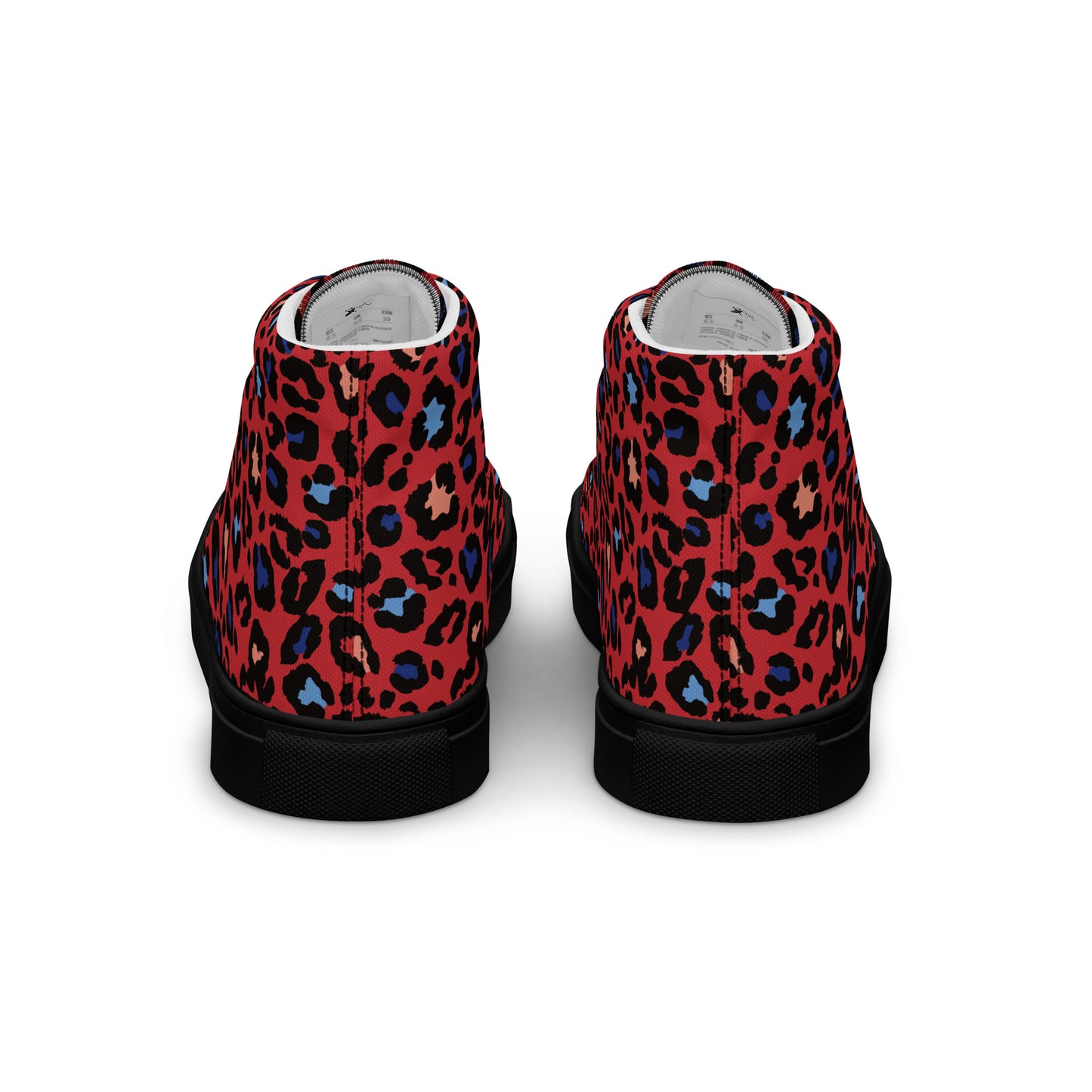 XCLUSIF POETIX RED LEOPARD Men’s high top shoes